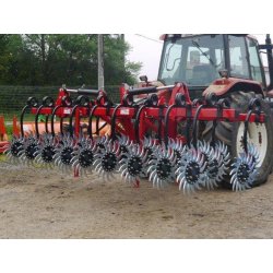 Houe rotative NC 4.0m EP - 19 éléments - 38 disques - Occasion - Châssis repliable