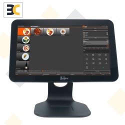 POS 1529 WIDE - Caisse tactile 15,6'' capacitif avec ETPOS 5.30 certifiée NF525 - Windows 10 Pro/Linux - CPU Intel Celeron J4125