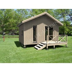 Studio de jardin en ossature bois - clé en main avec fondations et électricité - 20 m² - Paris
