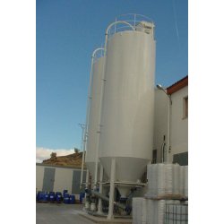 Silo en acier pour le stockage des poudres minérales - Volumes jusqu'à 500 m³