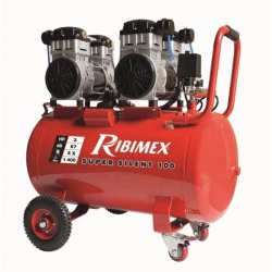 Compresseur d'air 100 litres - silencieux - RIBIMEX  - 330666