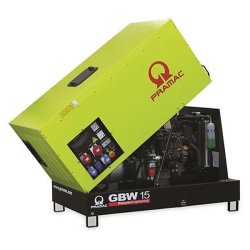 Groupe électrogène diesel triphasé 10,94 kW avec DPP - GBW 15 Y - PRAMAC - SB130TYAJ00
