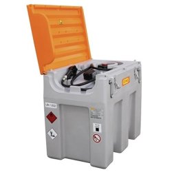 Station Easy Mobil 600 litres ADR - Pompe Cematic 3000 12 V - Avec capot - CEMO - 10320C