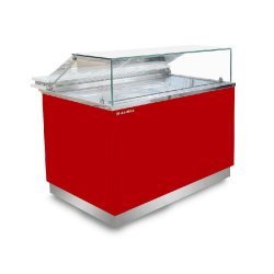 Vitrine réfrigérée ventilée Gamma - Almia Refrigeration - Groupe tropicalisé, températures 0°C à 4°C