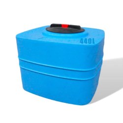 Réservoir PE type CB 500L bleu - stockage alimentaire, chimique et eau de pluie