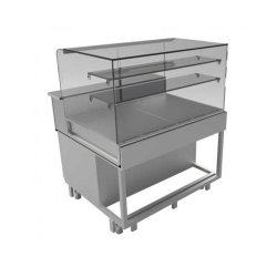 Vitrine réfrigérée pâtisserie/sandwichs - Froid ventilé - Perla 2E 200 AR SD