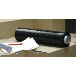Film étirable noir 450 mm x 300 m - ultra silencieux - protection contre le vol - CENPAC CEN357821
