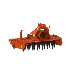 Herse rotative ea 100 avec rouleau à cage