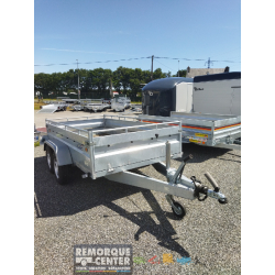 Remorque Lider ROBUST 300 x 150 x 50 cm - 2 essieux freinée - PTAC 2500 Kg - Référence 38398
