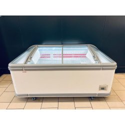 Bac spécial promo en Tête de gondole Miami 185 positif - modèle +2,5 degrés avec vitres coulissantes et éclairage LED
