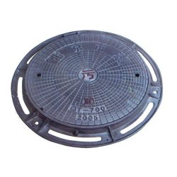 Couvercle de regard rond en fonte de fer malléable - OEM avec cadre - Shuangxing