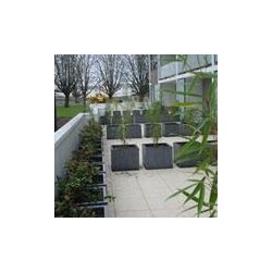 Jardinière cubique en polypierre - Gamme Polypierre - Dimensions et coloris variés