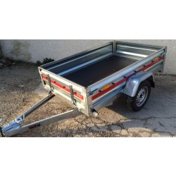 Remorque utilitaire TM 205 Pro 2015 - 2050x1250 mm - 750 kg - châssis galvanisé