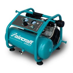 Compresseur silencieux sans huile cuve 8 L 1,3 kW / 1,75 Ch 240 L/min 10 bars 230V Aircraft AIRBOY SIL 241 OF E