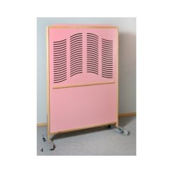 MPA 4 - Cloisons amovibles acoustiques Ardal - ossature hêtre massif ép. 70 mm avec décor MDF perforé