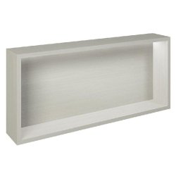 Présentoir Cage noyer clair avec LED 86x14,5x38,4cm