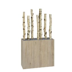 Jardinière bosco h 174 cm bouleau