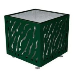 Bac à palmier en tôle d'acier galvanisé découpé - VENISE - 3 dimensions disponibles - Châssis en tube d'acier galvanisé