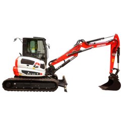 Mini-pelle 5.9t - Coltrax CX60 ST avec Moteur Kubota V2607-DI, 33.8kW, 46HP