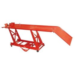 Pont moto manuel/mécanique mobile 450kg 2150x520 mm MW Tools TPSL420