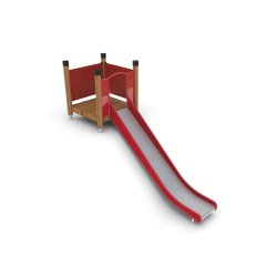 Toboggan 0.45/1.5m avec plate-forme - réf 8066793 - Hags - dimensions 2500x450x1500 mm