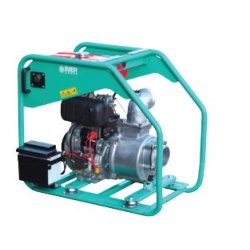 Groupe motopompe RD 75XL13 DE - Diesel auto-amorçante pour eaux claires et moyennement chargées - démarrage électrique, débit max 84 m³/h, pression 2.8 bar