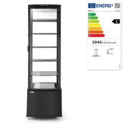 Vitrine réfrigérée positive 5 étagères 270L ARKTIC HENDI - Noir