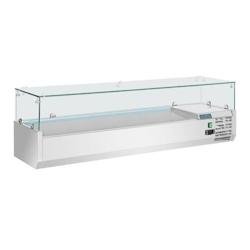 Vitrine Réfrigérée À Ingrédients 5X Gn 1/3 Et 1X Gn 1/2 Série G - Polar - inox GD876