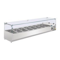 Vitrine à ingrédients réfrigérée série g 8x gn1/4 - bac non inclus - G610