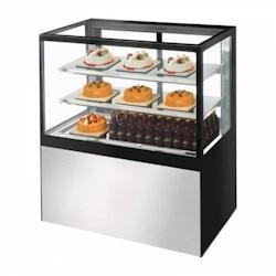Vitrine service arrière réfrigérée 1500 mm Polar - inox UA062