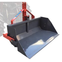 Benne de transport basculante 120 cm - 500 kg - Basculement mécanique - Pour tracteur - Attelage 3 points Torros TAGBM120