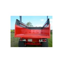 Remorque monocoque KTP 15 - 15 tonnes - caisse trapézoïdale avec ouverture hydraulique