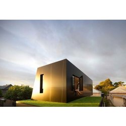 Studio futuriste préfabriqué en acier - 19 m2 avec terrasses - ISK19 Pods