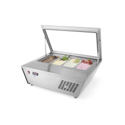 Vitrine de table réfrigérée 8xGN1/6 négative 77L HENDI