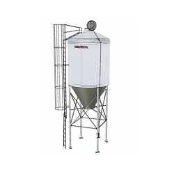 Silo d'aliment d'élevage à cône axial sortie Ø700 - Capacité 5.5 à 50m3 -  Ø2325 à Ø3000 - Silo Gâtine 700