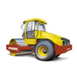 Rouleaux monocylindres Dynapac CA252 - Poids max 13 400 kg - Moteur Cummins QSB4.5