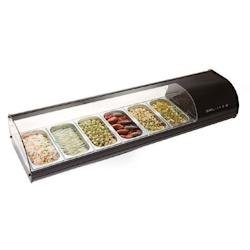 Vitrine à Tapas Réfrigérée Standard - 1438 mm - Neutre - Sayl - verre 0605848921243