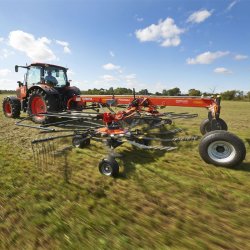 Ra2580 - Andaineur double rotors ProLine Kubota - Largeur de travail 7,00 à 9,00 m