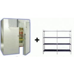 Chambre froide en kit à monter soi-même - Dimensions intérieures L 1500 x P 1200 x H 1940 mm - 3,49 m³ - Température 0/+2°C - Froid ventilé