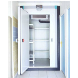 Chambre froide température positive - sans sol isolé - 4,25 m³ - froid ventilé +3° à +8°C - porte pivotante 2000x800 mm