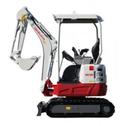 Mini pelle Takeuchi - rayon court - 1.5t - TB215R - 15,4ch - 11,5 KW