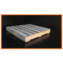Palettes 2 entrées unirotation - fabrication sur mesure jusqu'à 7,5m - différentes essences disponibles
