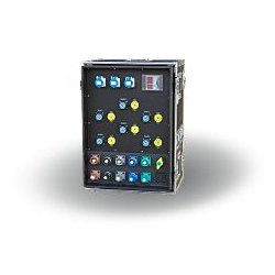 115-01-686 - Coffret de distribution Indu Electric - Prises rack 19″ avec Powerlock 3P+N+PE et fusible MCCB 400A