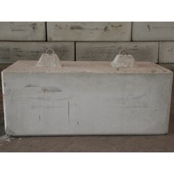 Bloc béton anti-franchissement à 2 têtes - 1,5T - 150 cm x 75 cm x 60 cm - SECURIBLOCK Gamme 75-150