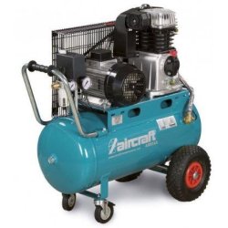 Compresseur Aircraft Airstar 503/100 - 2009531 - Bicylindres en fonte - 400 V - Cuve 100 L