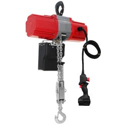 Palan à chaîne électrique sur batterie 990 kg 6 m 850 W - Livré avec batterie 4 Ah - Cycle de travail élevé MW Tools KT1006B