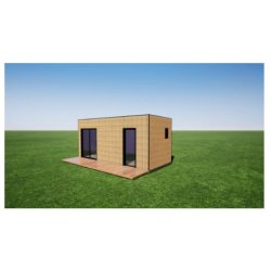 Studio de jardin - KIT&A - 16,50 m² en kit avec toit, façade et menuiseries incluses