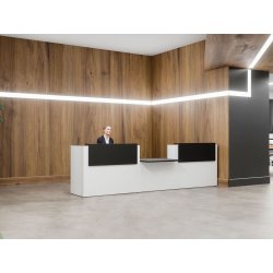 Bureau d'accueil AMBIANCE - PMR central - moderne et fonctionnel - 300 ou 380 cm