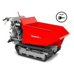 Minidumper à chenilles benne basculante 500KG 9CH 6+2R vitesses à démarrage électrique Torros MRD500H6E