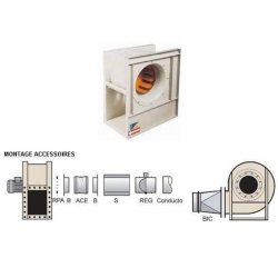 Ventilateur centrifuge cmr-1445-4t-xnw